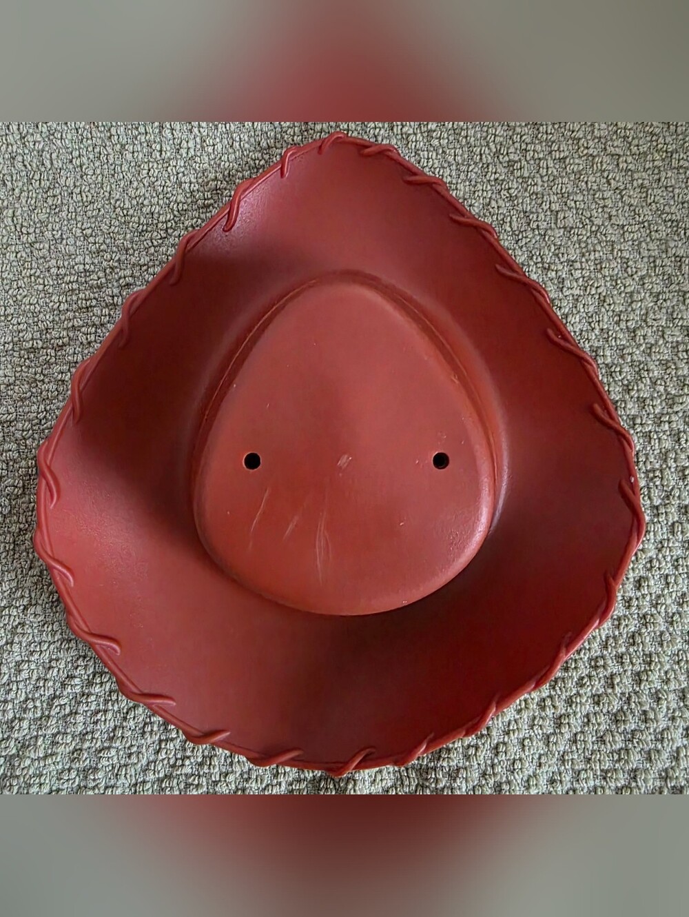 Toy Story Western Cowboy Hat Plastic Rustic Red
